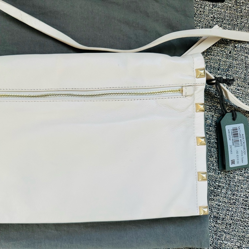 All Saints Alex leather crossbody / clutch purse - Picture 3 of 8